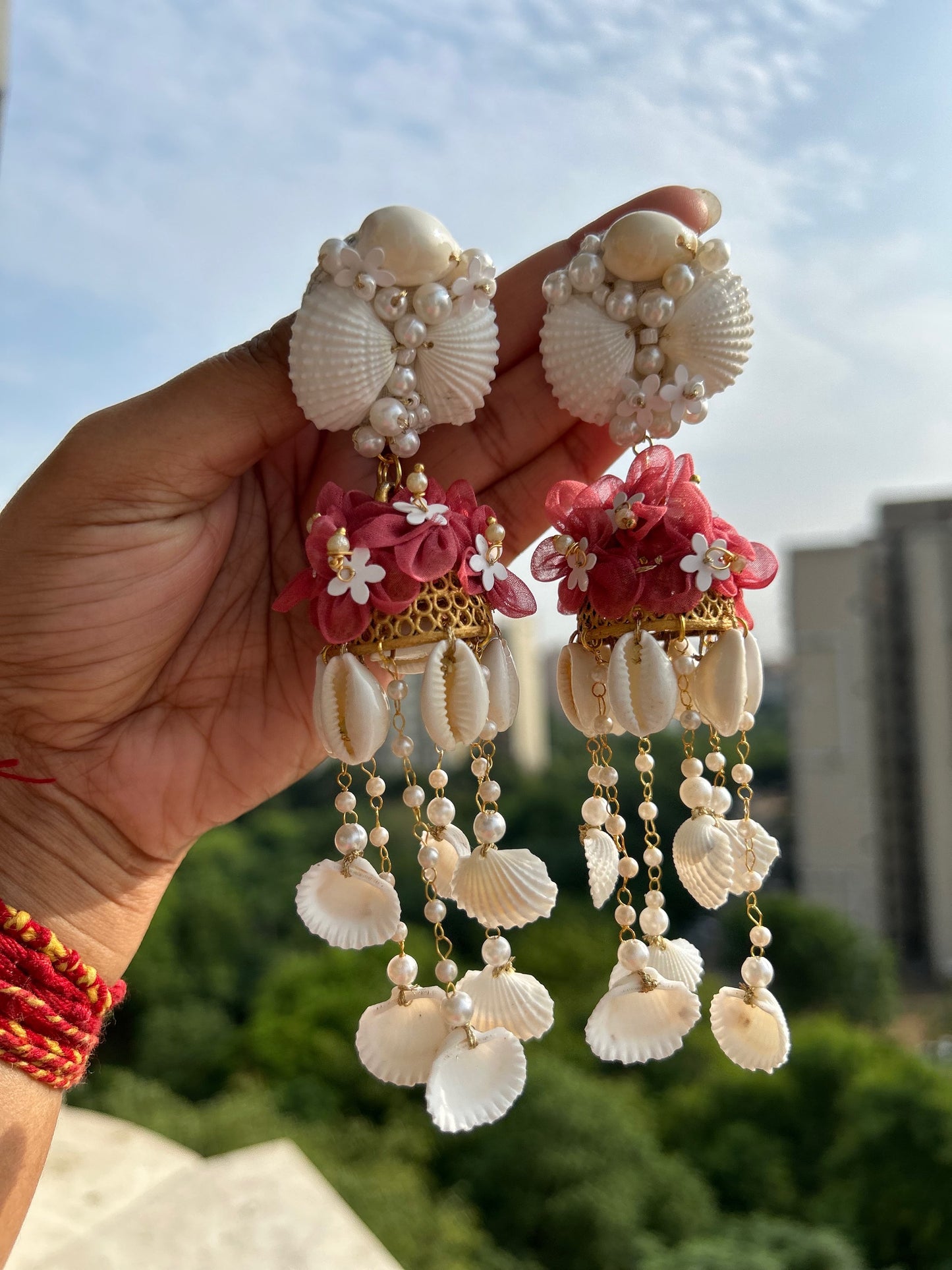 Shell Jhumka by Kihoy