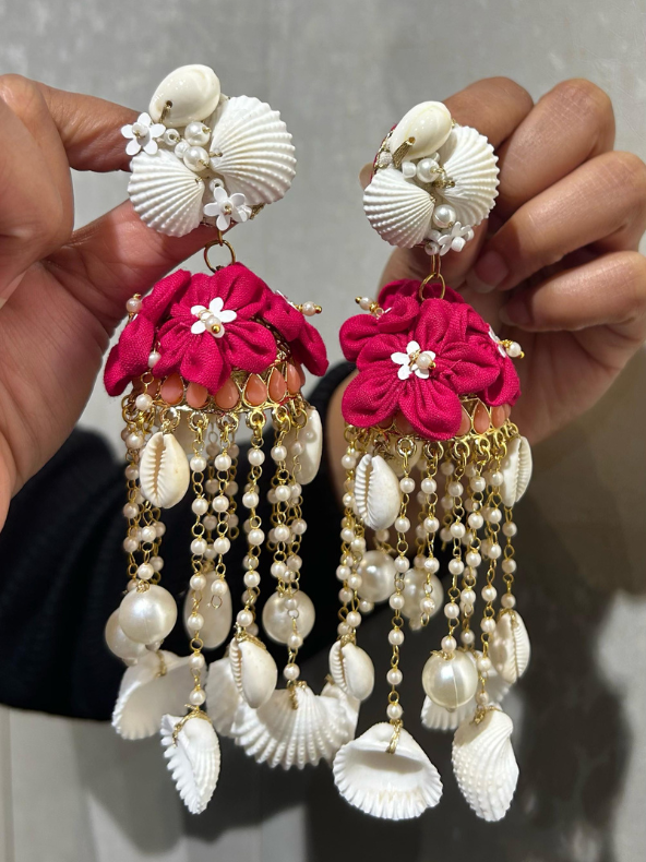 Shell Jhumka by Kihoy