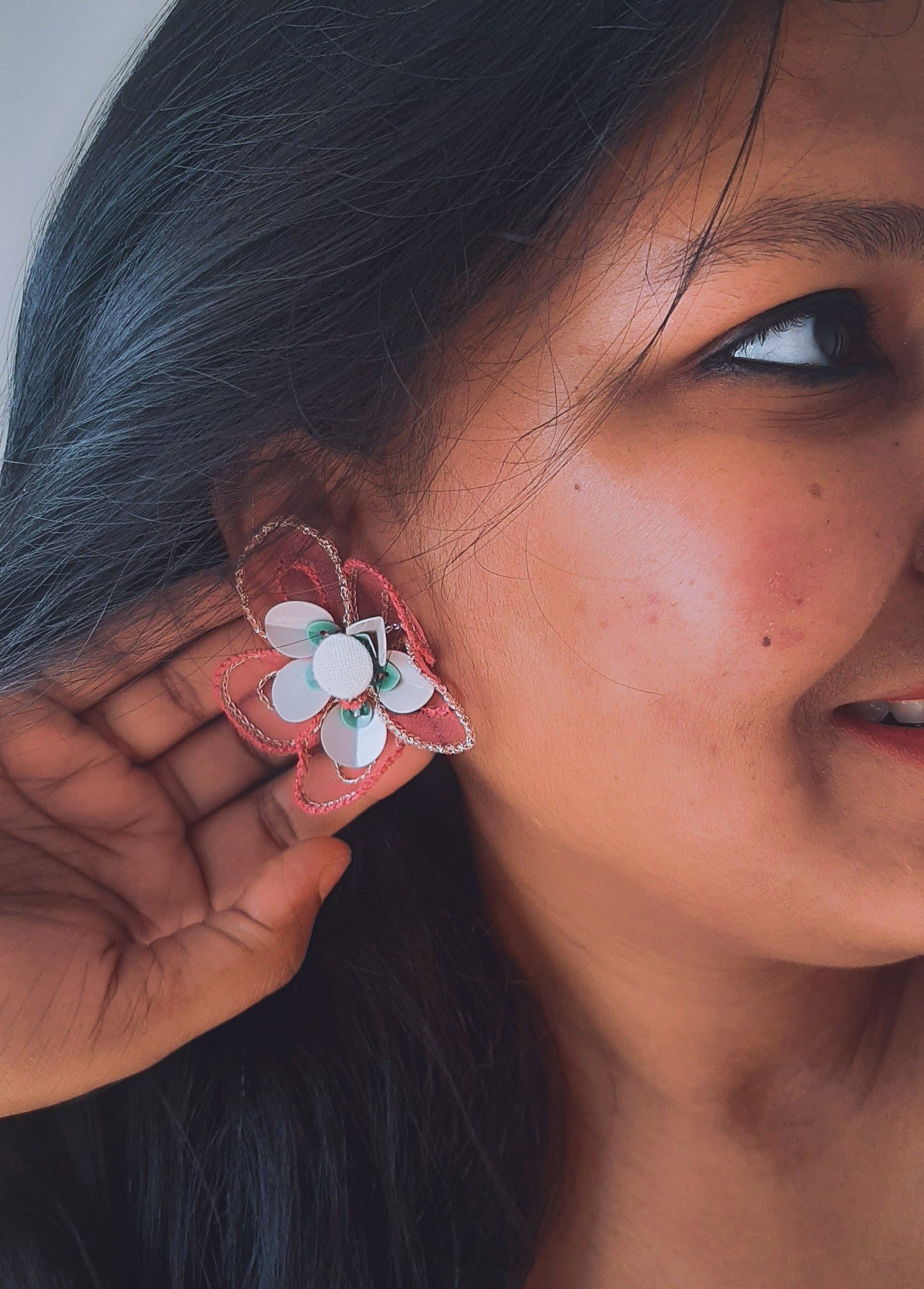 Frangipani Earrings – Where Soft Bloom Meets Statement Style