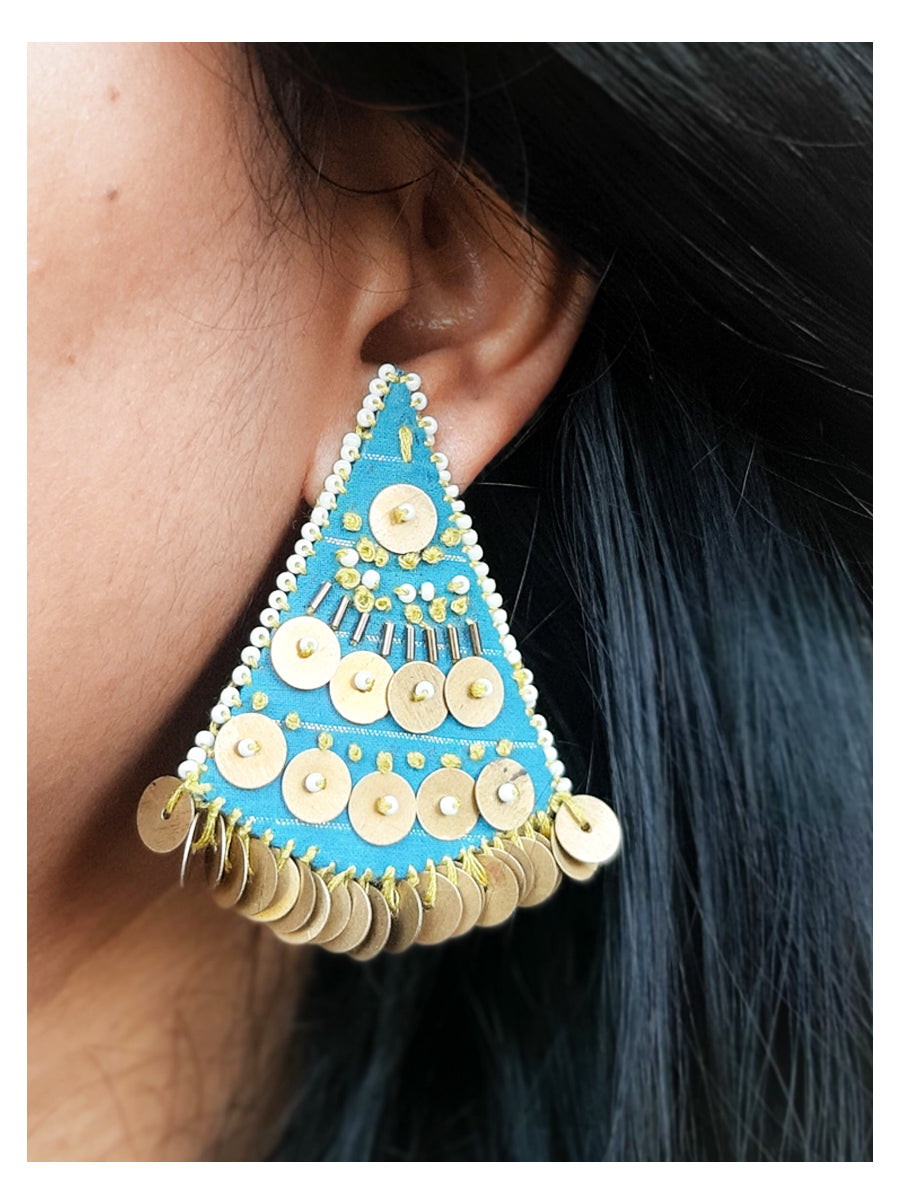 Nefertiti sequined Earrings