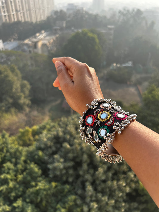 Banjara Cuffs in Black