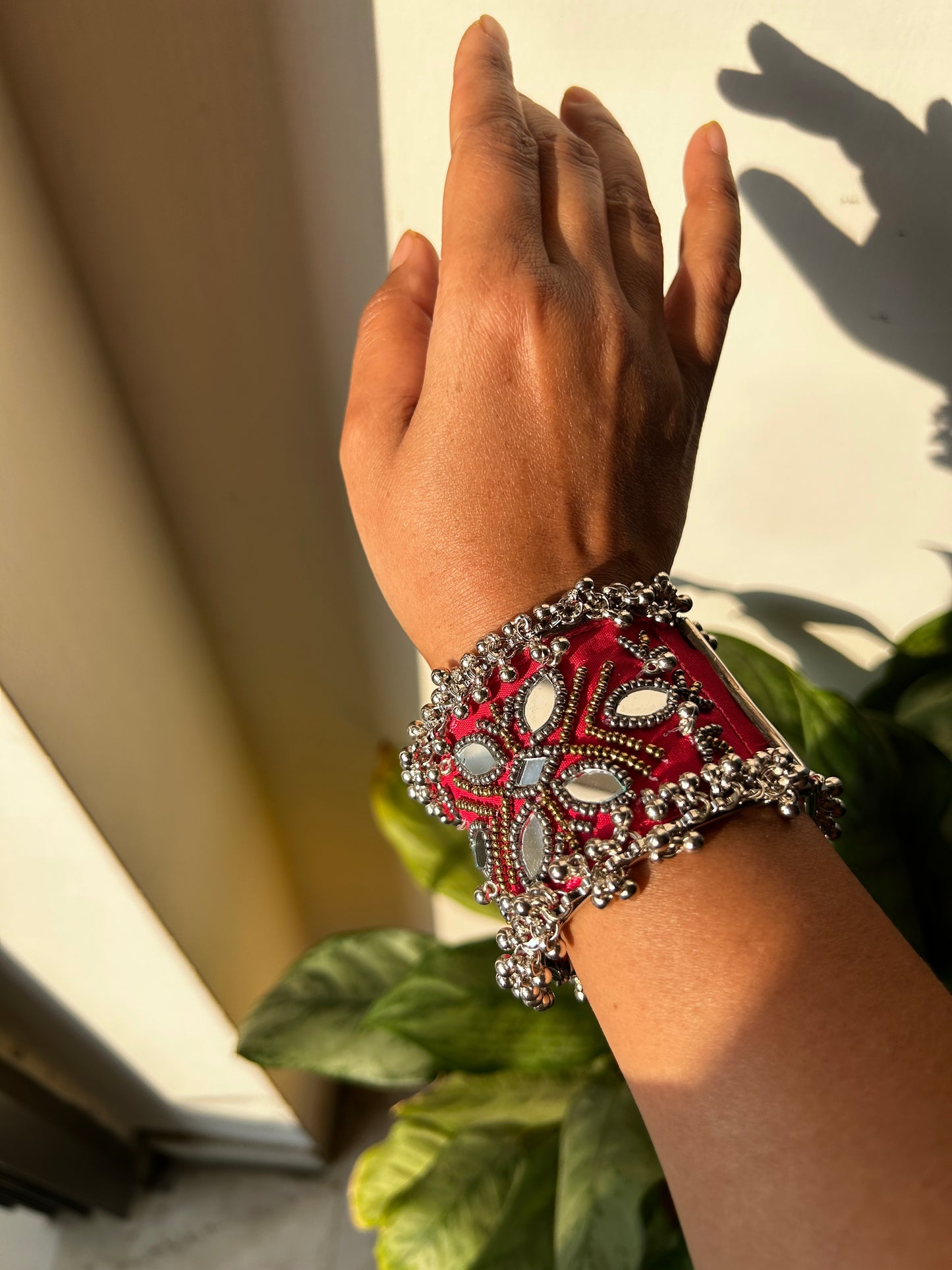 Banjara Cuffs in Pink