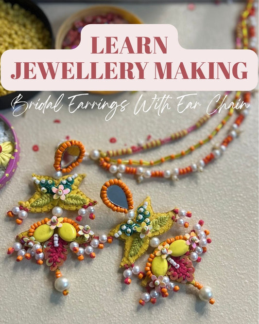 Bridal Earrings With Ear Chain Kit & Class