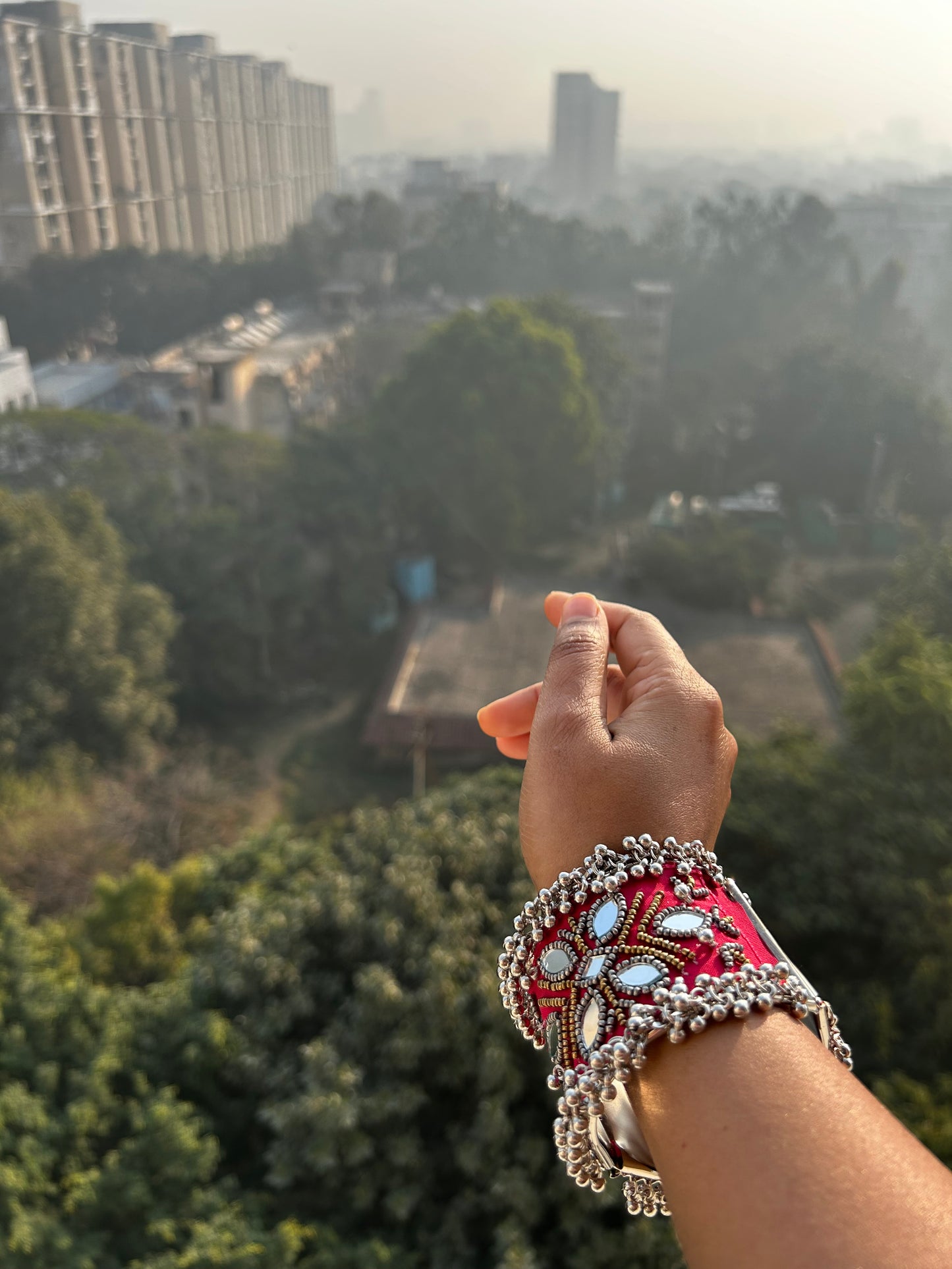 Banjara Cuffs in Pink