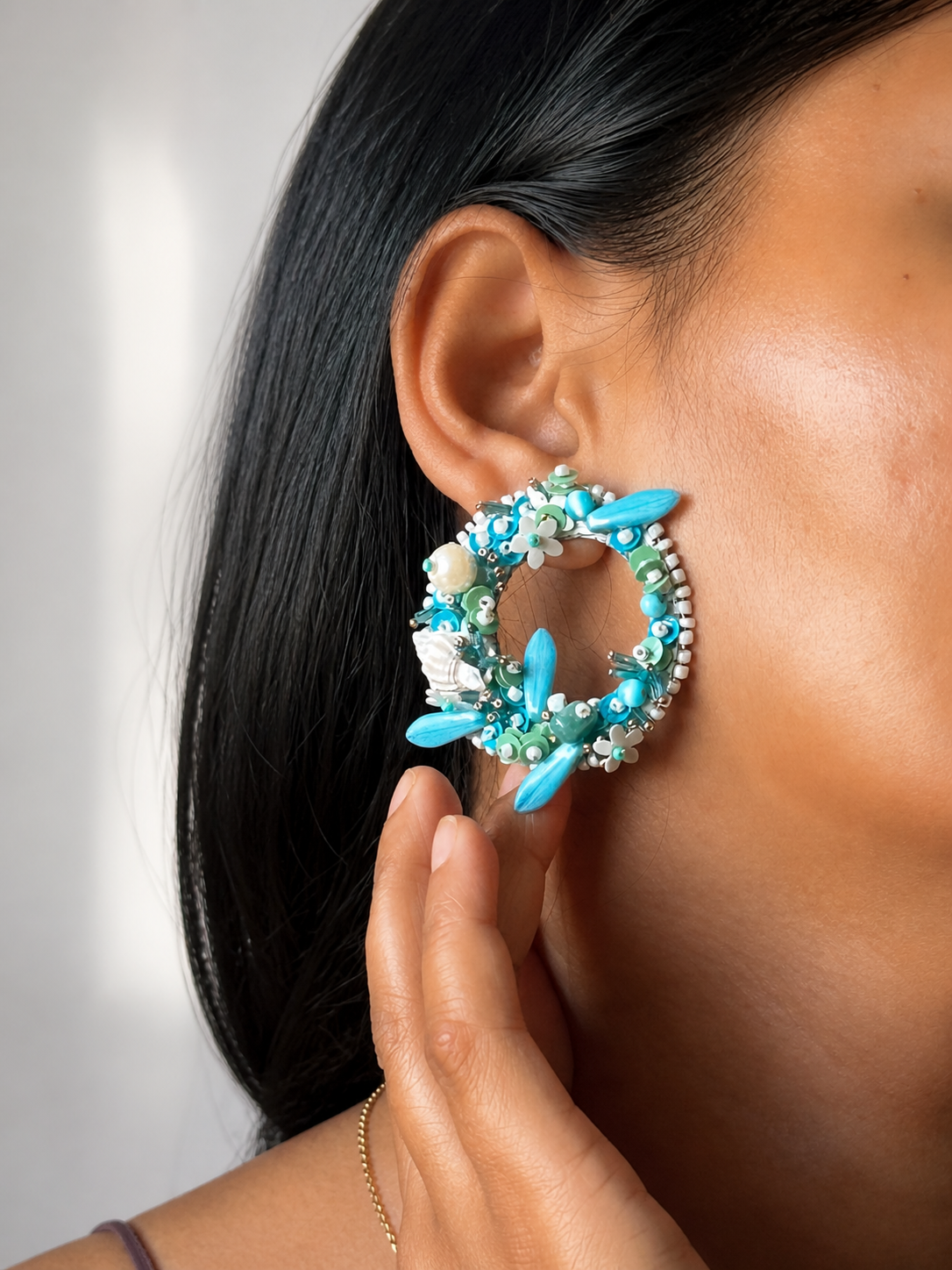 OSA CIRCULAR STUD EARRINGS