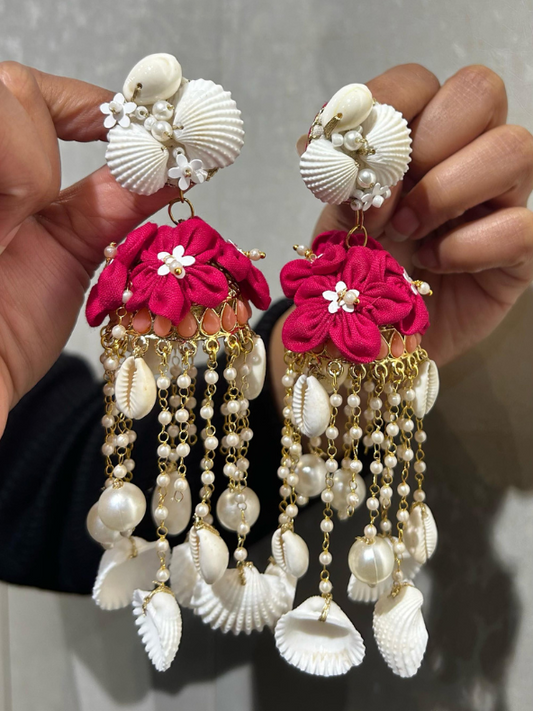 Shell Jhumka by Kihoy