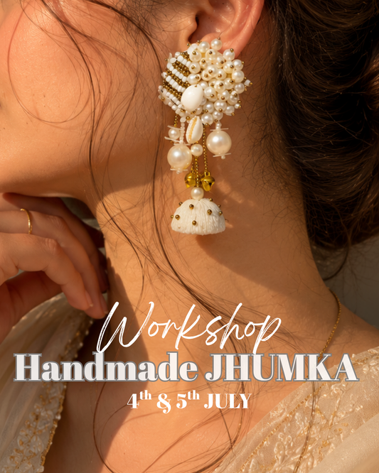 Hand-Embroidered Jhumka Workshop & Kit