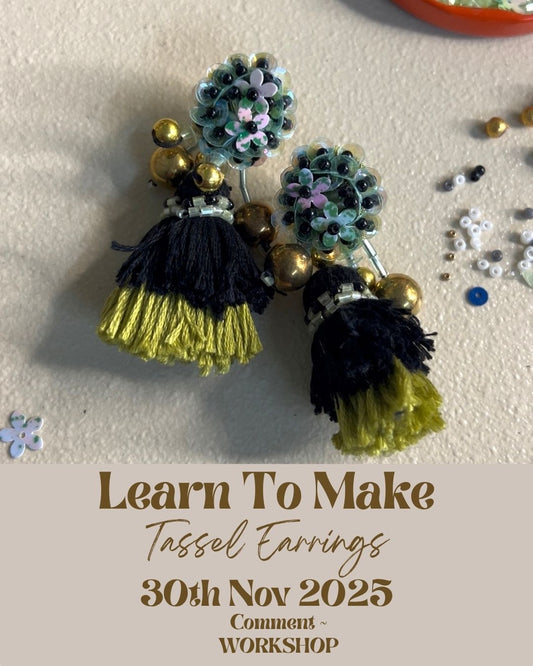 Jewellery Making Workshop - Tassel Earrings