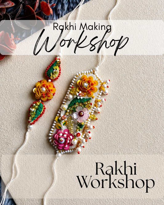 Handmade Embroidered Rakhi & Lumba Workshop with Kit